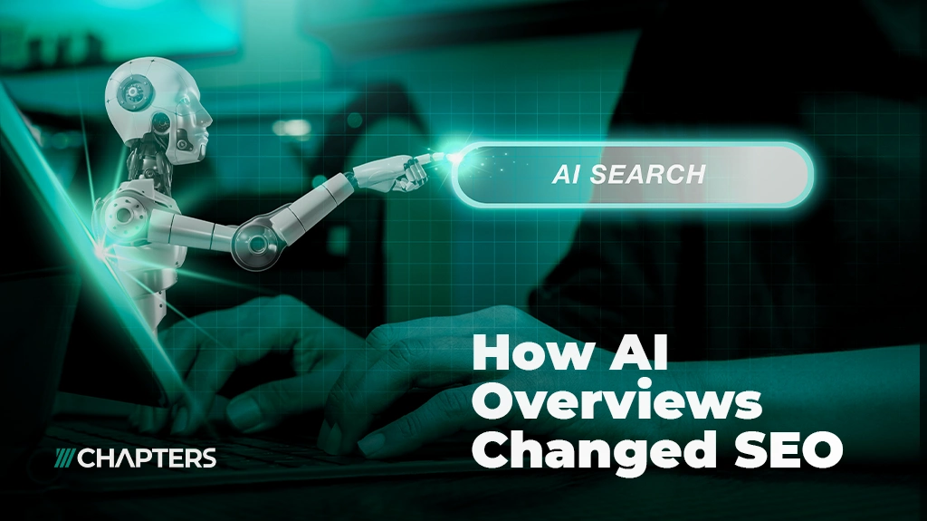 cover image for blog "How AI Overviews Changed SEO"