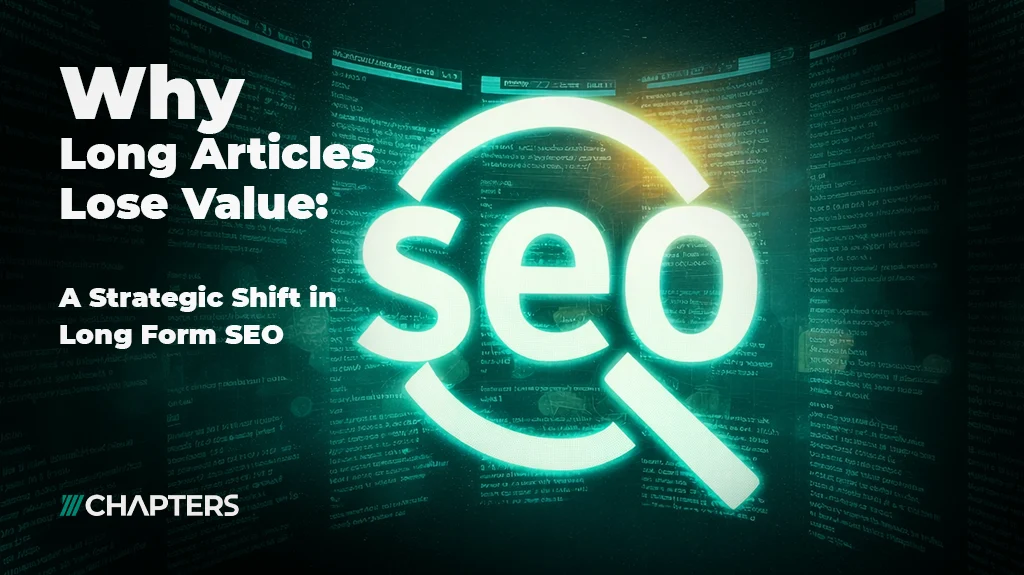 cover image for a blog titled "Long Form SEO in 2026 | Why Long Articles Are Losing Impact"