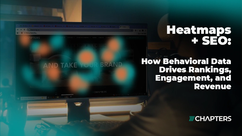 cover image for a blog titled "Heatmaps SEO: How User Behavior Data Improves Rankings"