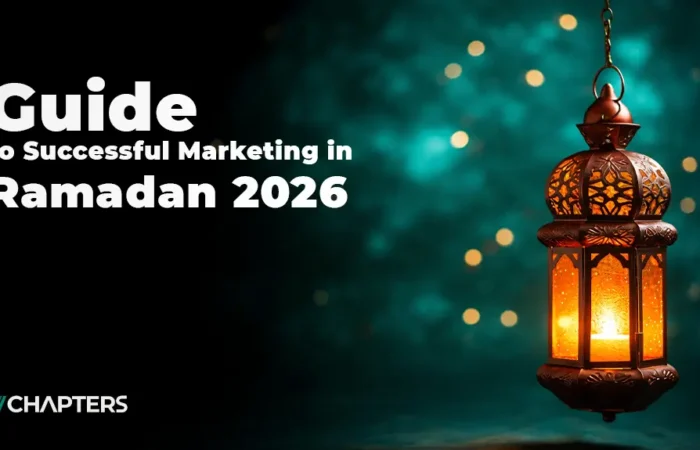 cover image for a blog about marketing in ramadan, featuring a lantern and text "guide to successful marketing in ramadan"